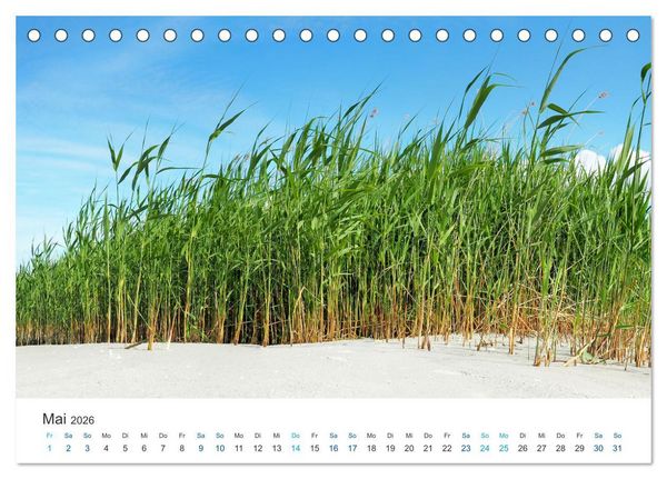 Produktbild: Deutsche K&uuml;ste - Nordsee und Ostsee (Tischkalender 2026 DIN A5 quer), CALVENDO Monatskalender