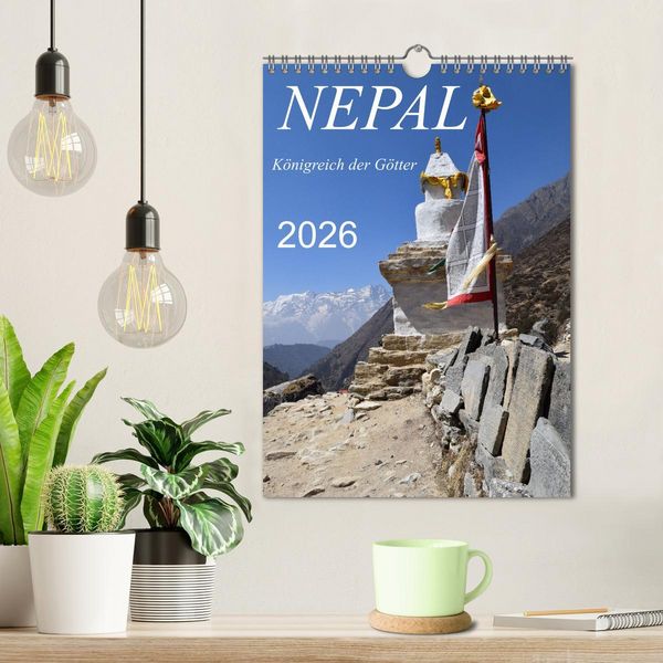 Produktbild: Nepal- K&ouml;nigreich der G&ouml;tter (Wandkalender 2026 DIN A4 hoch), CALVENDO Monatskalender
