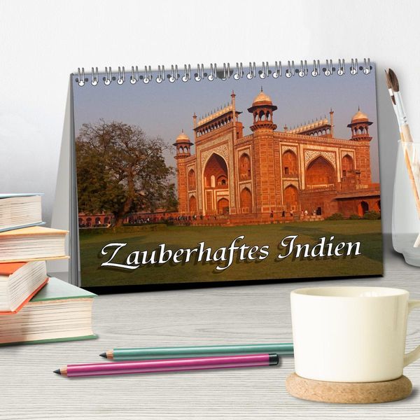 Produktbild: Zauberhaftes Indien (Tischkalender 2026 DIN A5 quer), CALVENDO Monatskalender