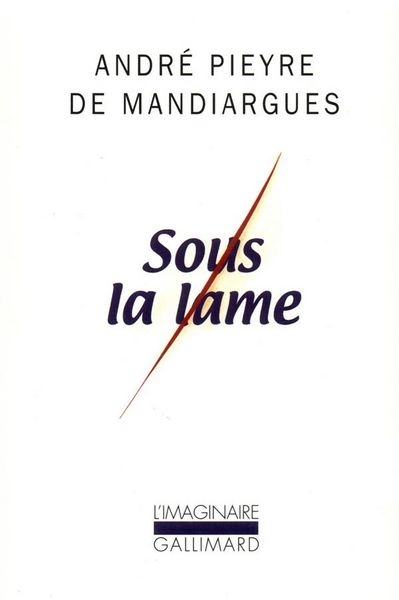 Produktbild: Sous la lame