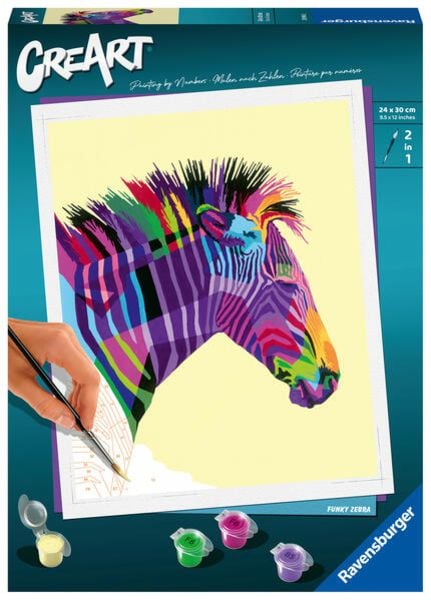 CreArt Adults Trend - Funky Zebra