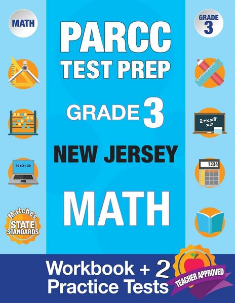 Produktbild: PARCC Test Prep Grade 3 NEW JERSEY Math