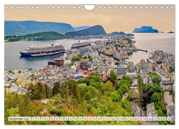 Produktbild: Vom Nordkap zum S&uuml;dkap (Wandkalender 2026 DIN A4 quer), CALVENDO Monatskalender