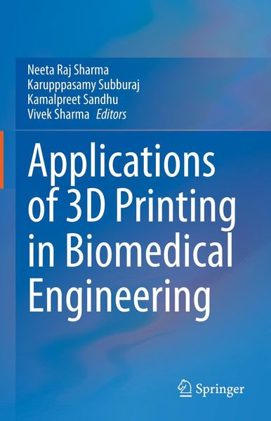 Produktbild: Applications of 3D printing in Biomedical Engineering