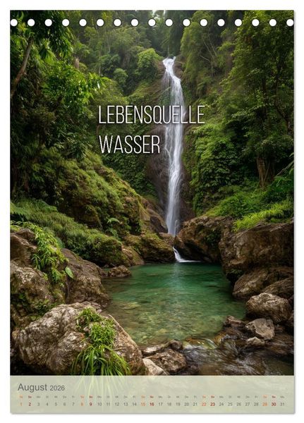 Produktbild: Unsere Erde atmet (Tischkalender 2026 DIN A5 hoch), CALVENDO Monatskalender