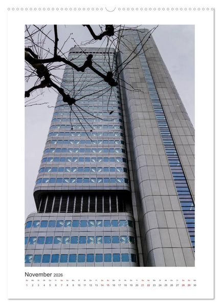 Produktbild: Spektakul&auml;re Architektur in Frankfurt a.M. (hochwertiger Premium Wandkalender 2026 DIN A2 hoch), Kunstdruck in Hochglanz