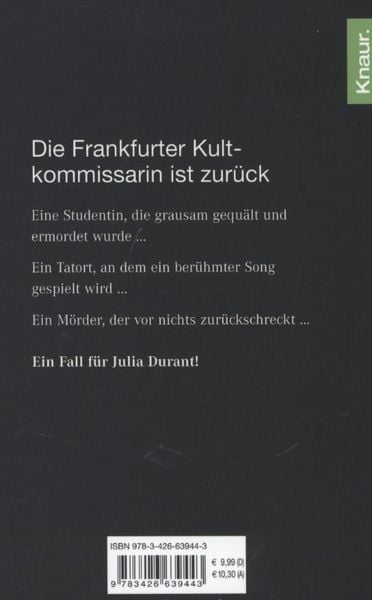 Produktbild: Todesmelodie / Julia Durant Band 12