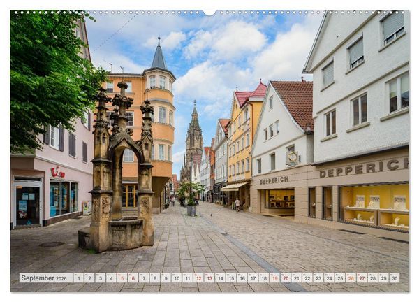 Produktbild: Reutlingen Impressionen (Wandkalender 2026 DIN A2 quer), CALVENDO Monatskalender