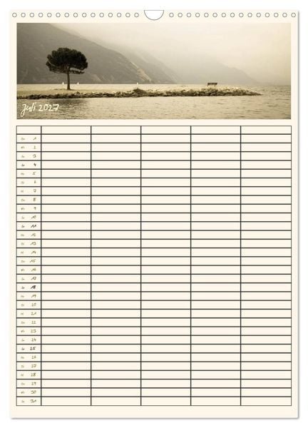 Produktbild: Der Gardasee im Norden - Familienplaner 2027 (Wandkalender 2027 DIN A3 hoch), CALVENDO Monatskalender