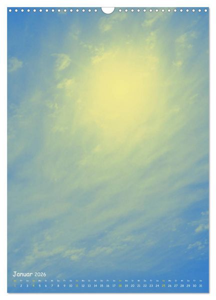 Produktbild: Aquarelle am Himmel (Wandkalender 2026 DIN A3 hoch), CALVENDO Monatskalender