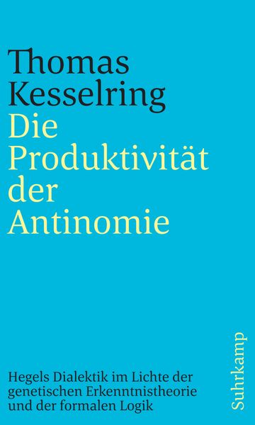 Produktbild: Die Produktivit&auml;t der Antinomie