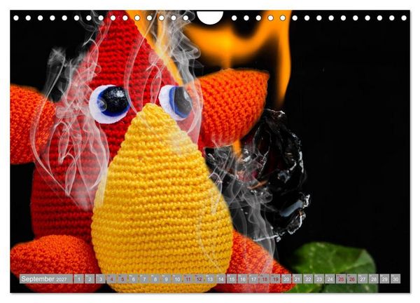 Produktbild: Amigurumi - Die geh&auml;kelte Welt (Wandkalender 2027 DIN A4 quer), CALVENDO Monatskalender