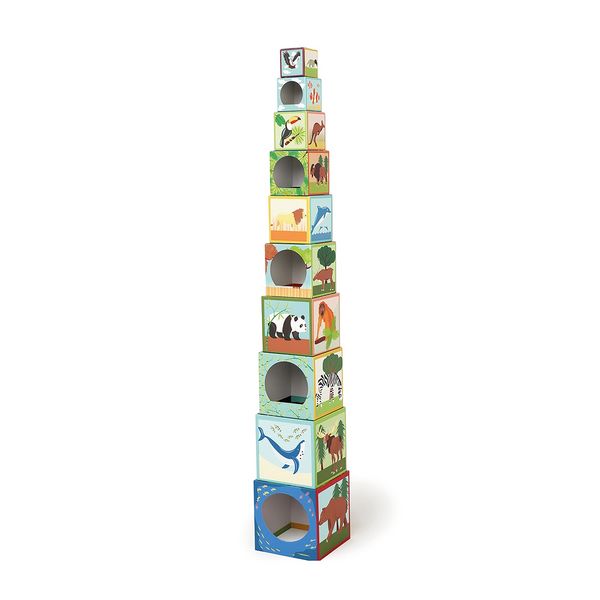 Produktbild: SCRATCH - Stapelspiel Pyramide Zootiere
