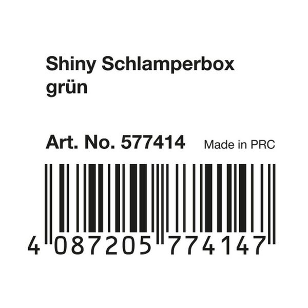 Produktbild: EBERHARD FABER Schlamperbox Shiny eckig gl&auml;nzend gr&uuml;n