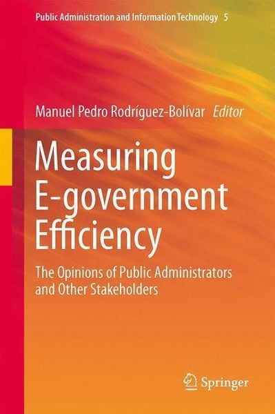 Produktbild: Measuring E-government Efficiency