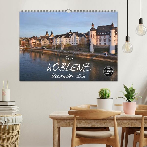 Produktbild: Der Koblenz Kalender (Wandkalender 2026 DIN A2 quer), CALVENDO Monatskalender