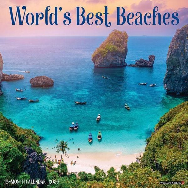 Produktbild: World's Best Beaches 2026 Wall Calendar
