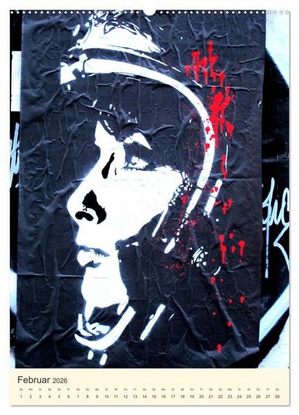 Produktbild: Famous Women in StreetArt (Wandkalender 2026 DIN A2 hoch), CALVENDO Monatskalender