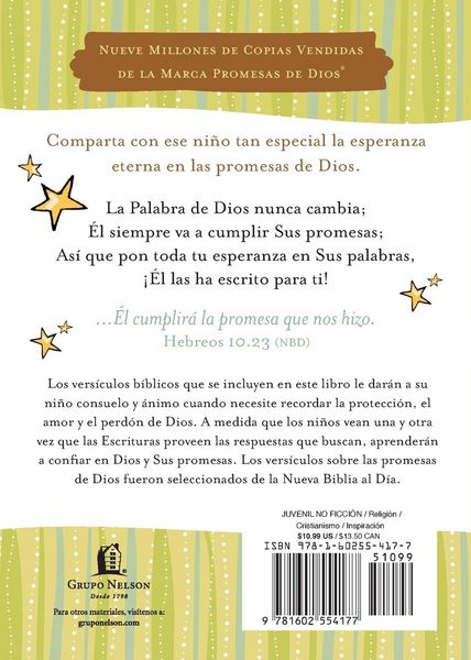 Produktbild: El Promesas de Dios para ni&iquest;&iquest;os Softcover God's Promises for Boys