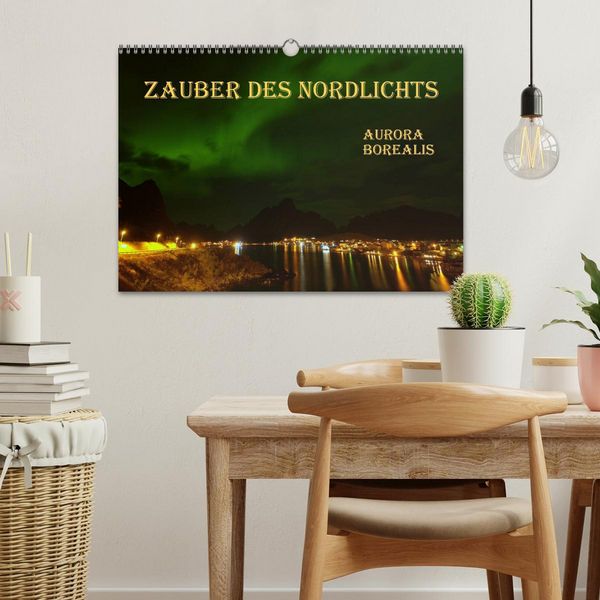 Produktbild: Zauber des Nordlichts - Aurora borealis (Wandkalender 2026 DIN A3 quer), CALVENDO Monatskalender