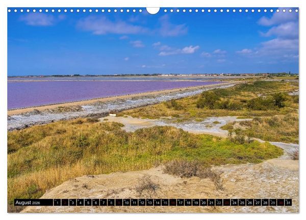 Produktbild: Camargue - Im Land der wei&szlig;en Pferde und schwarzen Stiere (Wandkalender 2026 DIN A3 quer), CALVENDO Monatskalender