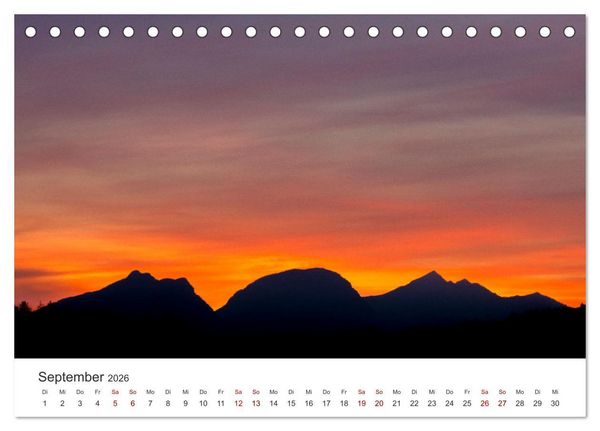 Produktbild: Alpenland &Ouml;sterreich (Tischkalender 2026 DIN A5 quer), CALVENDO Monatskalender