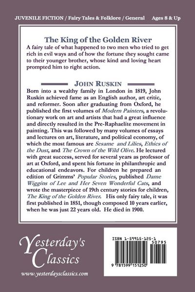 Produktbild: The King of the Golden River (Yesterday's Classics)