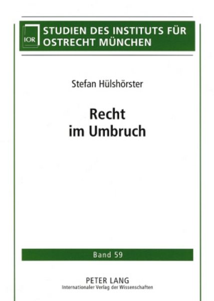 Produktbild: Recht im Umbruch