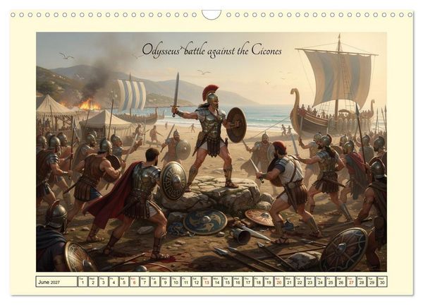 Produktbild: The adventurous journey of Odysseus (Wall Calendar 2027 DIN A3 landscape), CALVENDO 12 Month Wall Calendar