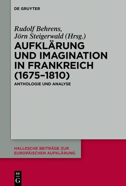 Produktbild: Aufkl&auml;rung und Imagination in Frankreich (1675-1810)