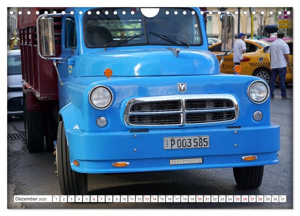 Produktbild: LKW Veteranen - Oldtimer der Marke Dodge in Kuba (Wandkalender 2025 DIN A4 quer), CALVENDO Monatskalender