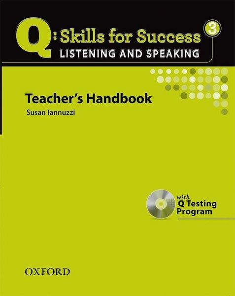 Produktbild: Q Skills for Success: Listening and Speaking 3: Teacher's Bo