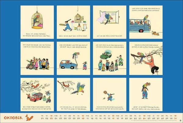 Produktbild: R.S. Berner Wimmel-Kalender 2027