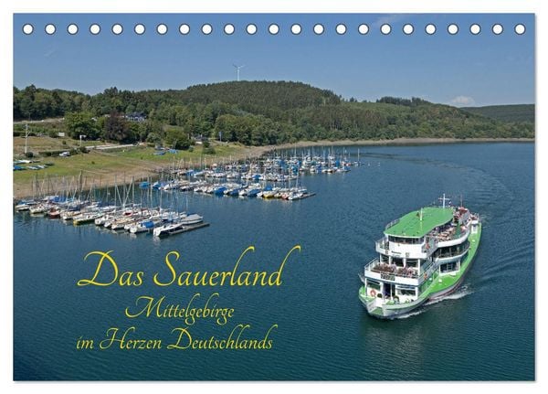 Produktbild: Das Sauerland - Mittelgebirge im Herzen Deutschlands (Tischkalender 2026 DIN A5 quer), CALVENDO Monatskalender