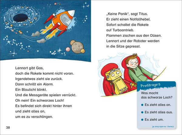 Produktbild: Duden Leseprofi – Lennart, Titus und die Reise zum Mars, 2. Klasse
