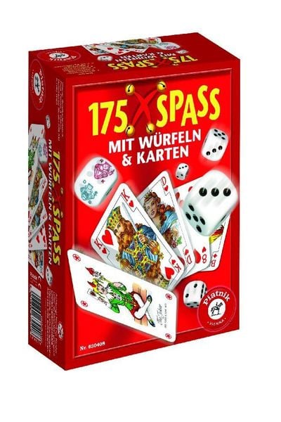 Produktbild: 175 x Spa&szlig; mit W&uuml;rfeln & Karten (Spielesammlung)