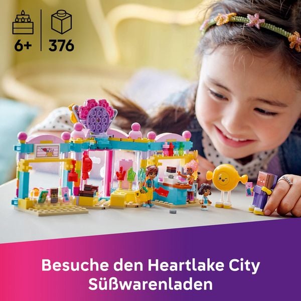 Produktbild: LEGO Friends 42649 Heartlake City S&uuml;&szlig;warenladen, Spielzeug mit Figuren