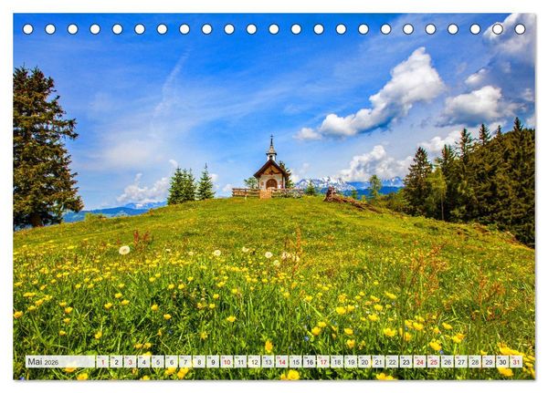 Produktbild: Sch&ouml;ne Gr&uuml;&szlig;e aus Goldegg (Tischkalender 2026 DIN A5 quer), CALVENDO Monatskalender