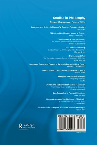 Produktbild: On Mechanism in Hegel's Social and Political Philosophy