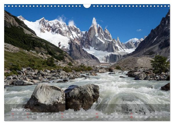 Produktbild: Majest&auml;tische Berge Cerro Torre Patagonien (Wandkalender 2026 DIN A3 quer), CALVENDO Monatskalender