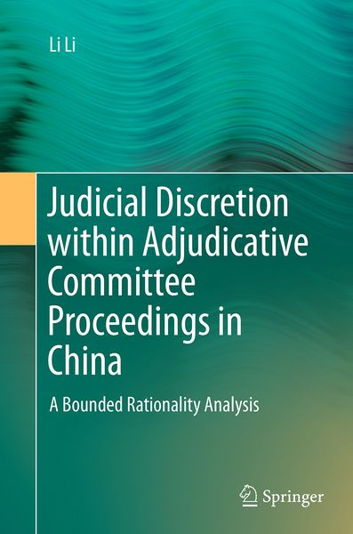 Produktbild: Judicial Discretion within Adjudicative Committee Proceedings in China