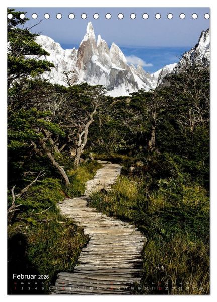 Produktbild: Magische Berge Patagoniens: Cerro Torre (Tischkalender 2026 DIN A5 hoch), CALVENDO Monatskalender