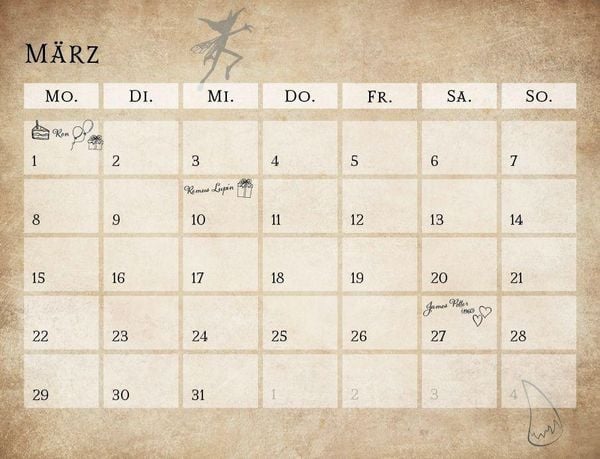 Produktbild: Der inoffizielle K&uuml;chenkalender f&uuml;r Harry Potter Fans 2027