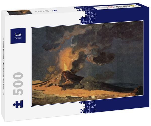 Lais Puzzle Joseph Wright - Ausbruch des Vesuvs 500 Teile