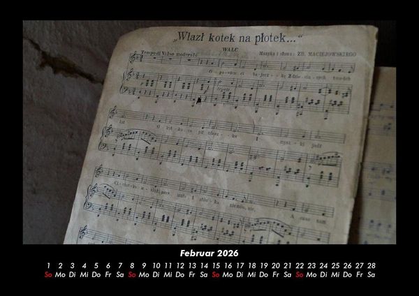 Produktbild: Musik 2026 Fotokalender DIN A3