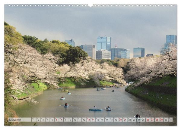 Produktbild: St&auml;dte in Japan (Wandkalender 2027 DIN A2 quer), CALVENDO Monatskalender