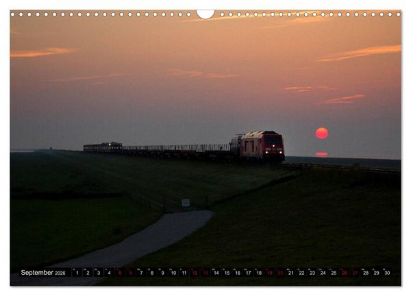 Produktbild: Die Marschbahn (Wandkalender 2026 DIN A3 quer), CALVENDO Monatskalender
