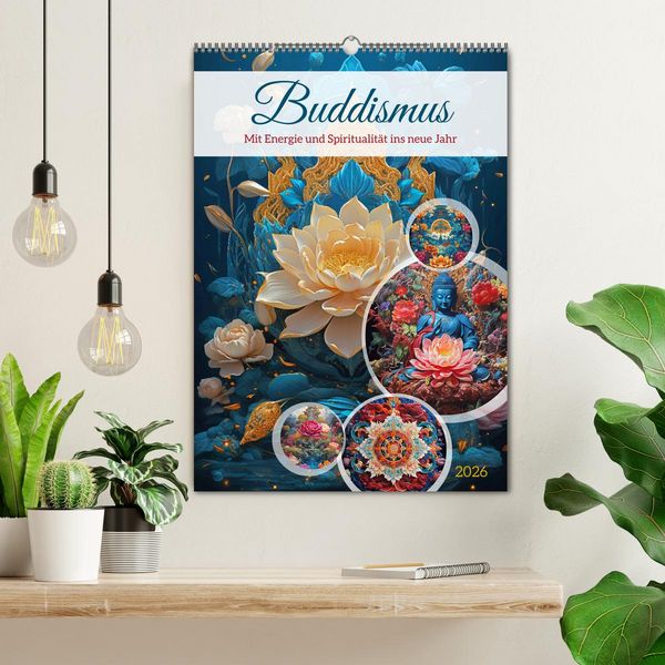 Produktbild: Buddismus (Wandkalender 2026 DIN A2 hoch), CALVENDO Monatskalender