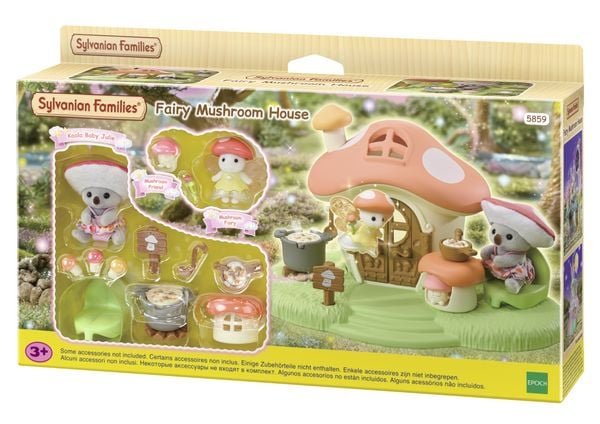 Produktbild: Sylvanian Families 5859 - Feen Pilzhaus mit Figuren
