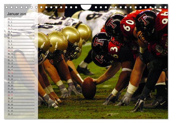 Produktbild: Sport. American Football (Wandkalender 2026 DIN A4 quer), CALVENDO Monatskalender